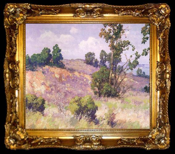 framed  Maurice Braun Point Loma Hillside, ta009-2